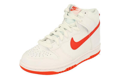 Sportschoenen dunk high white picante red