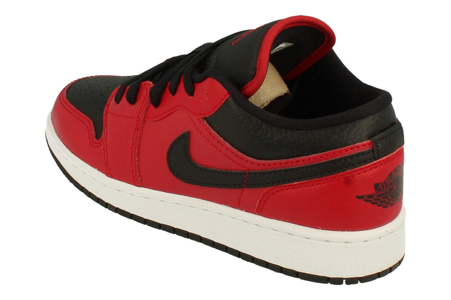 Jordan 1 Low Gym Red Black Pebbled (GS) 2/5