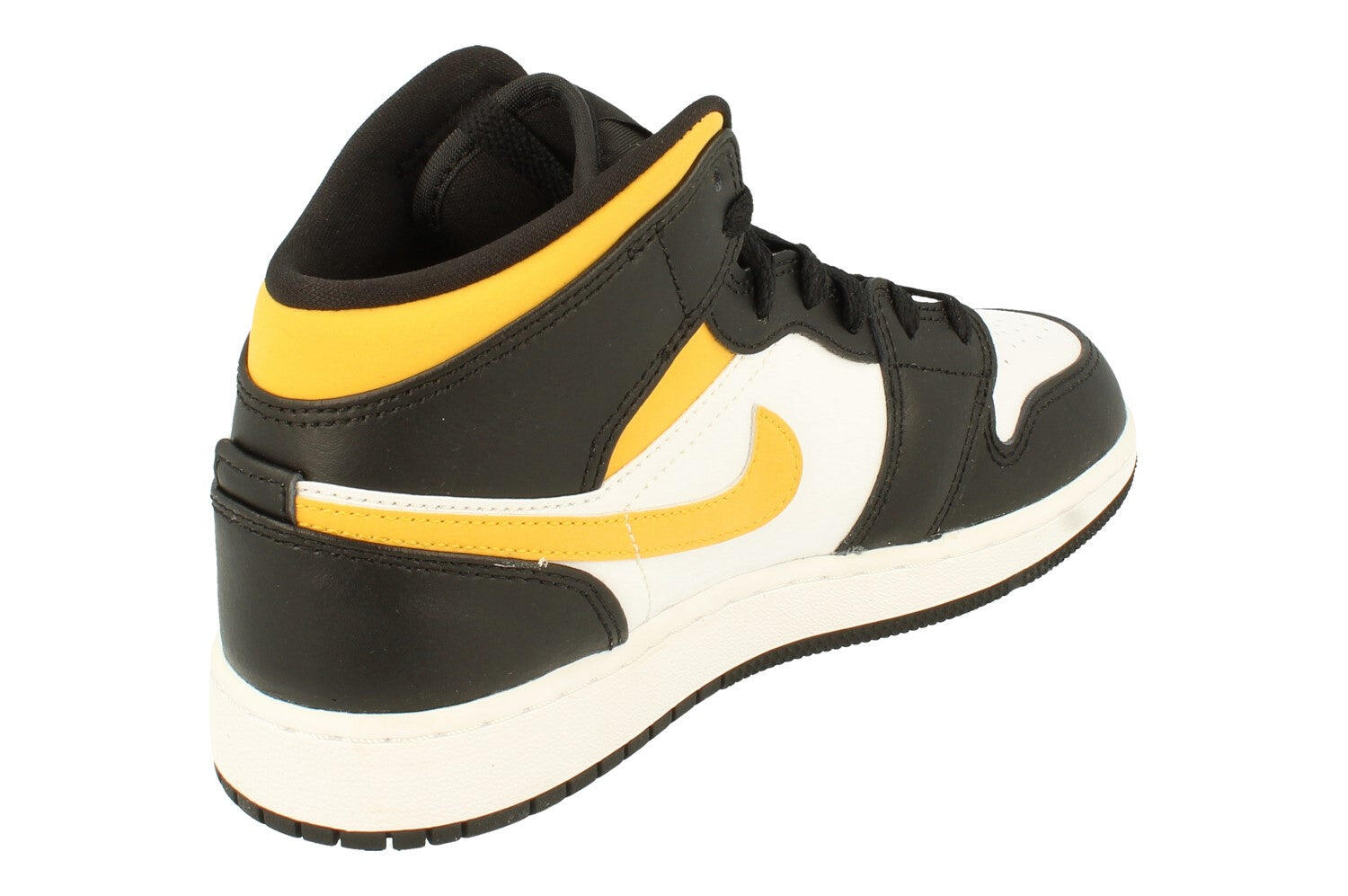 Air Jordan 1 Mid White Pollen Black 3/5