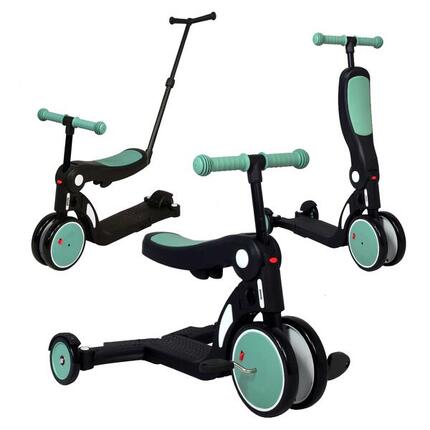 Draisienne Evolutive Scootiz 5 en 1, Tricycle, Trottinette | Rouge