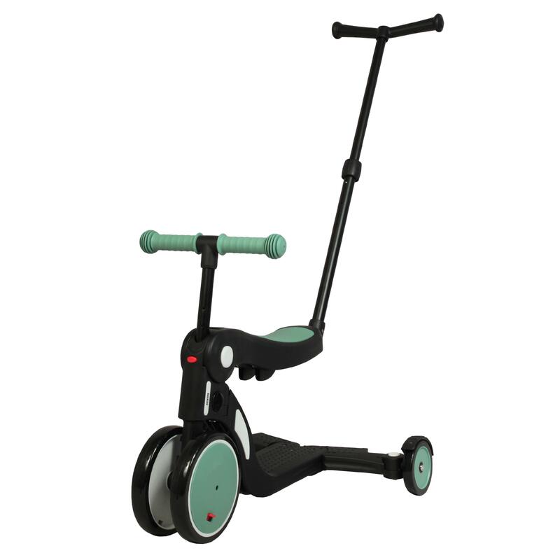 Draisienne Evolutive Scootiz 5 en 1, Tricycle, Trottinette | vert amande