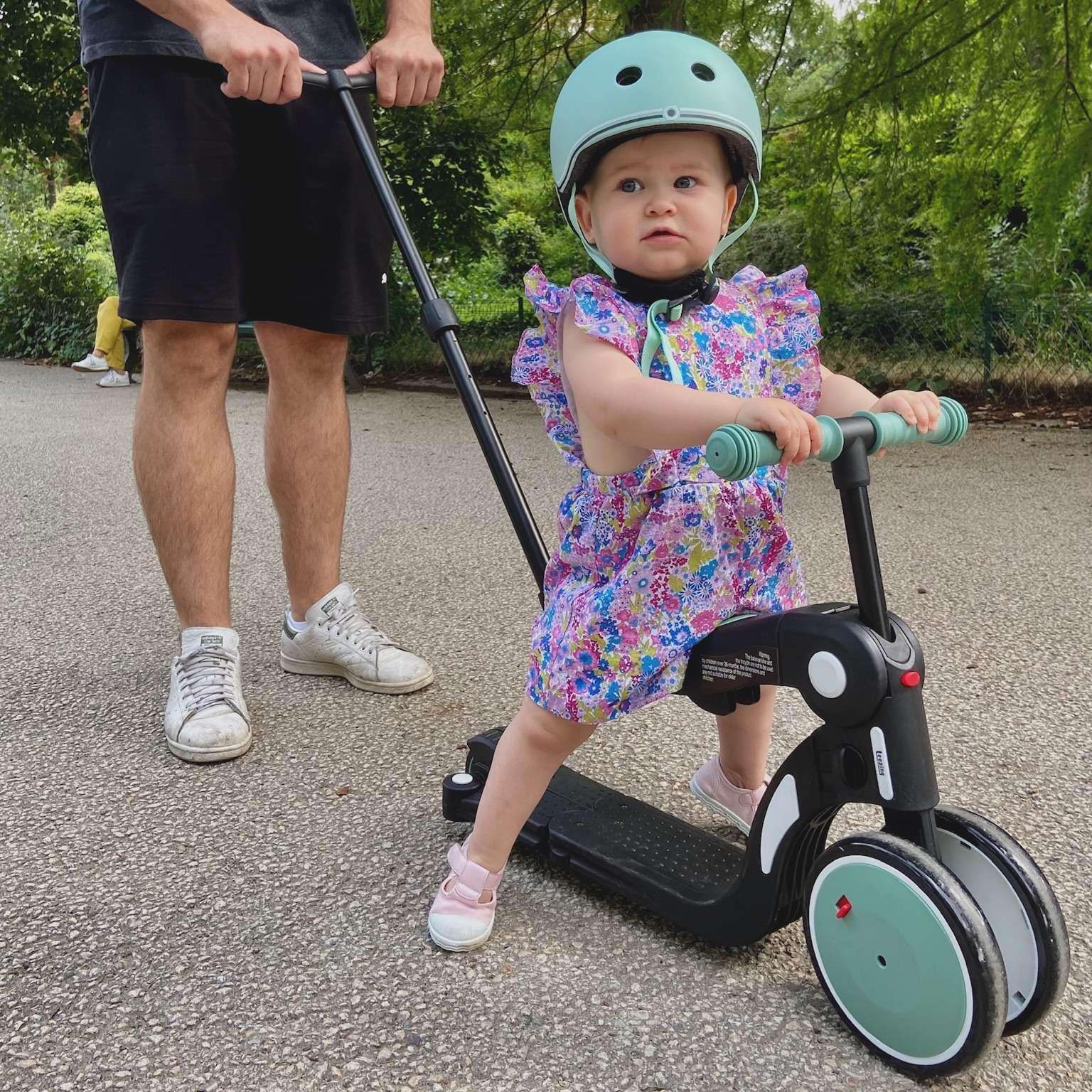 Draisienne Evolutive Scootiz 5 en 1, Tricycle, Trottinette | vert amande 4/7