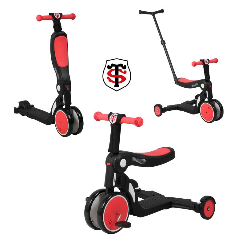 Draisienne Evolutive Scootiz 5 en 1, Tricycle, Trottinette | Stade Toulousain
