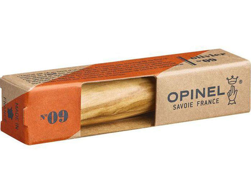 Nóż składany scyzoryk turystyczny rękojeść drewno oliwne No.09