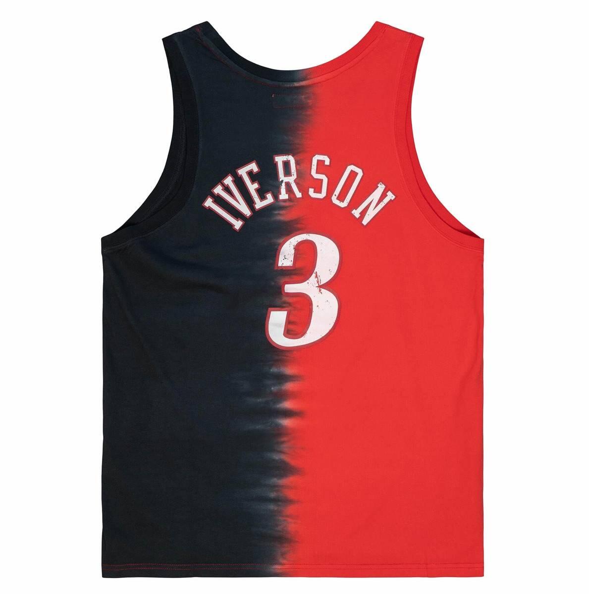 Koszulka Mitchell & Ness NBA Philadelphia 76ers Allen Iverson Tie Dye Cotton 2/2