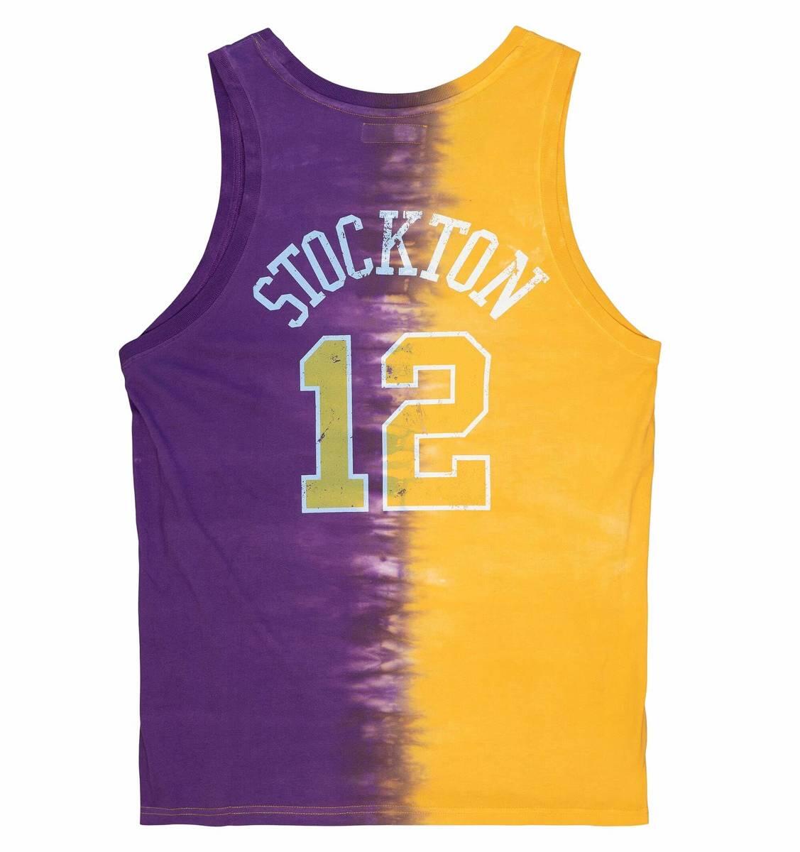Koszulka Mitchell & Ness NBA Utah Jazz John Stockton Tie Dye Cotton 2/3