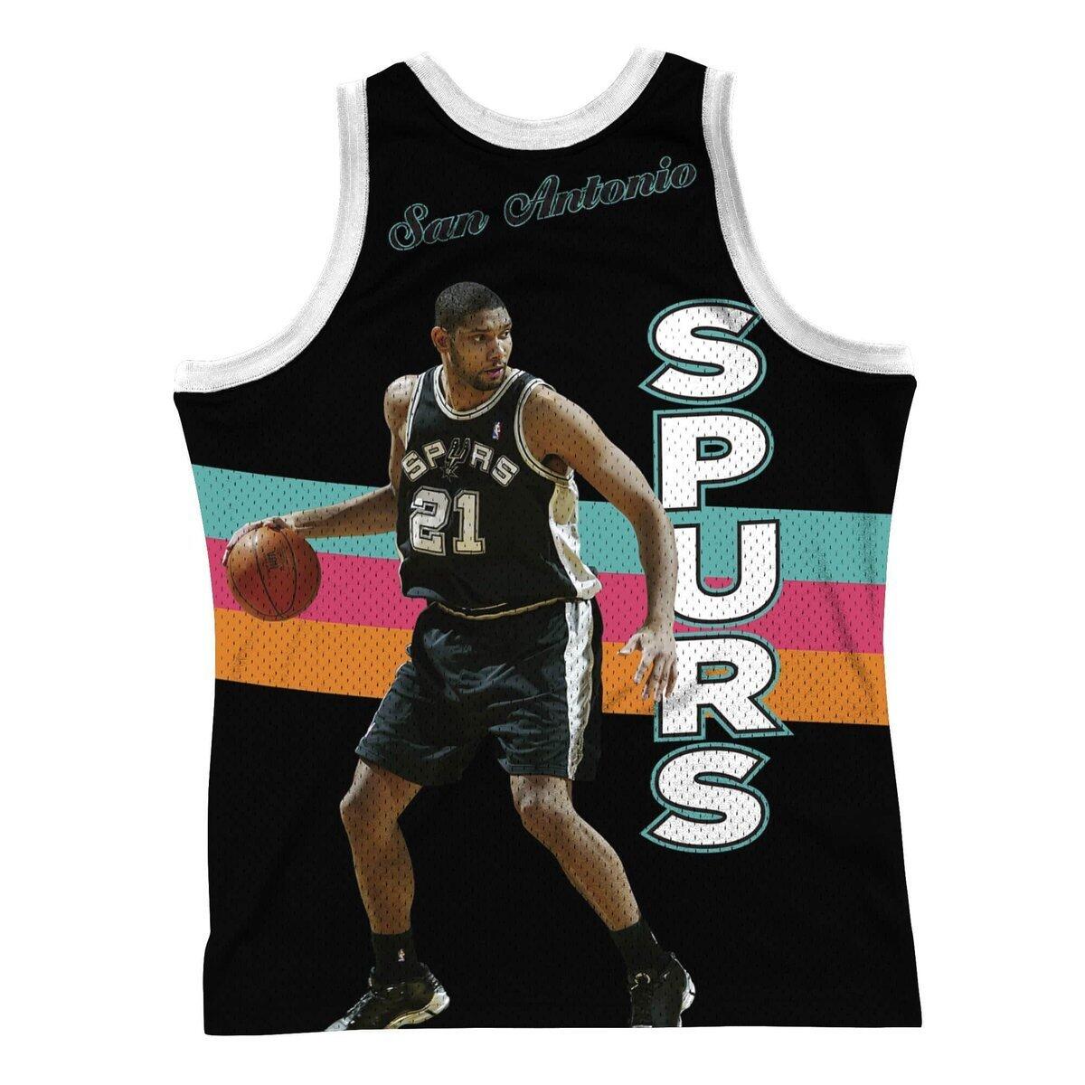 Koszulka bezrękawnik Mitchell & Ness NBA San Antonio Spurs Tim Duncan 2/2