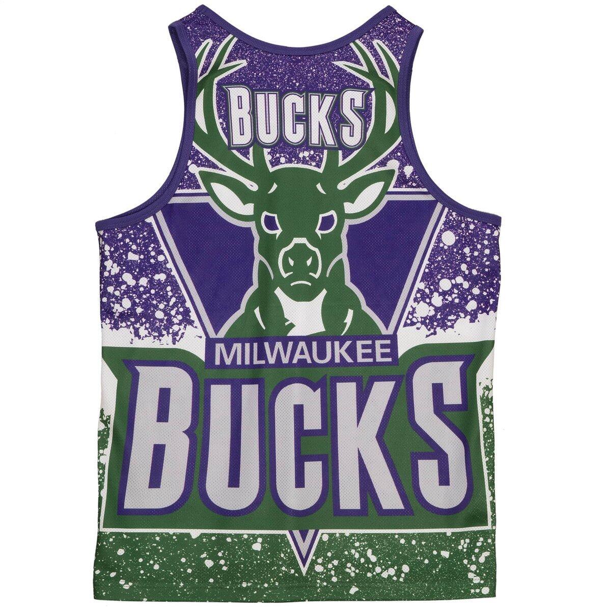 Koszulka męska bez rękawów Mitchell & Ness NBA Milwaukee Bucks Tank Top 2/3