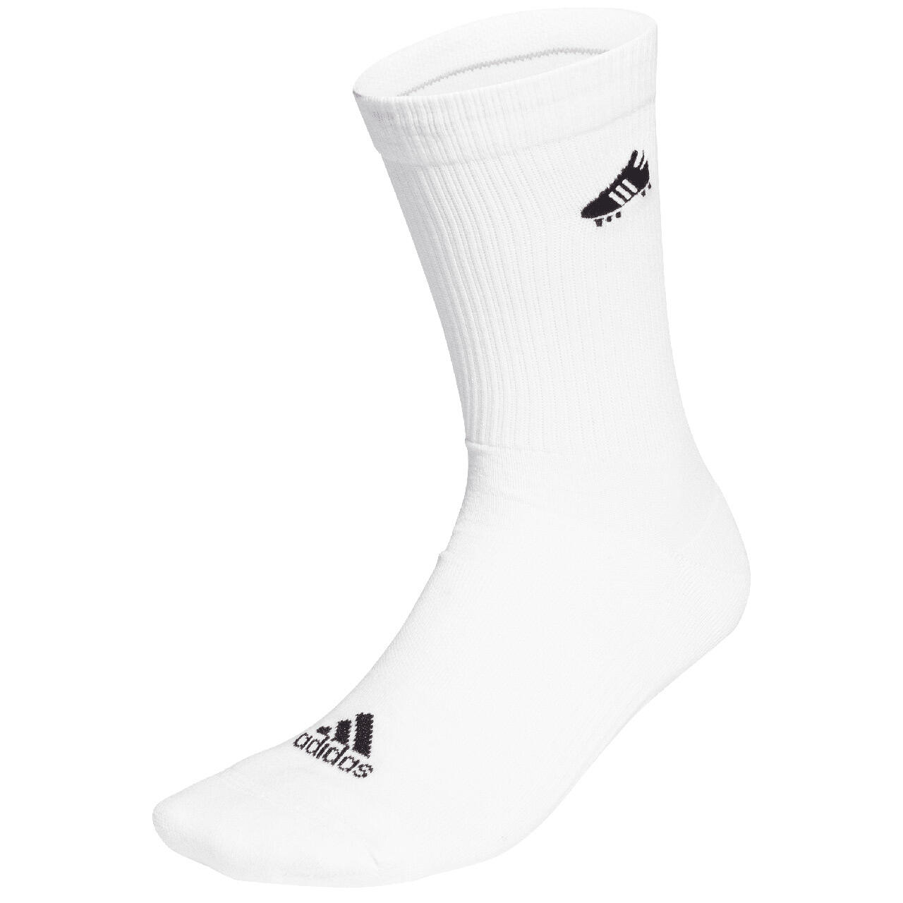 Chaussettes Adidas modèle Soccer Boot Embroidered Socks pour unisexe 1/3