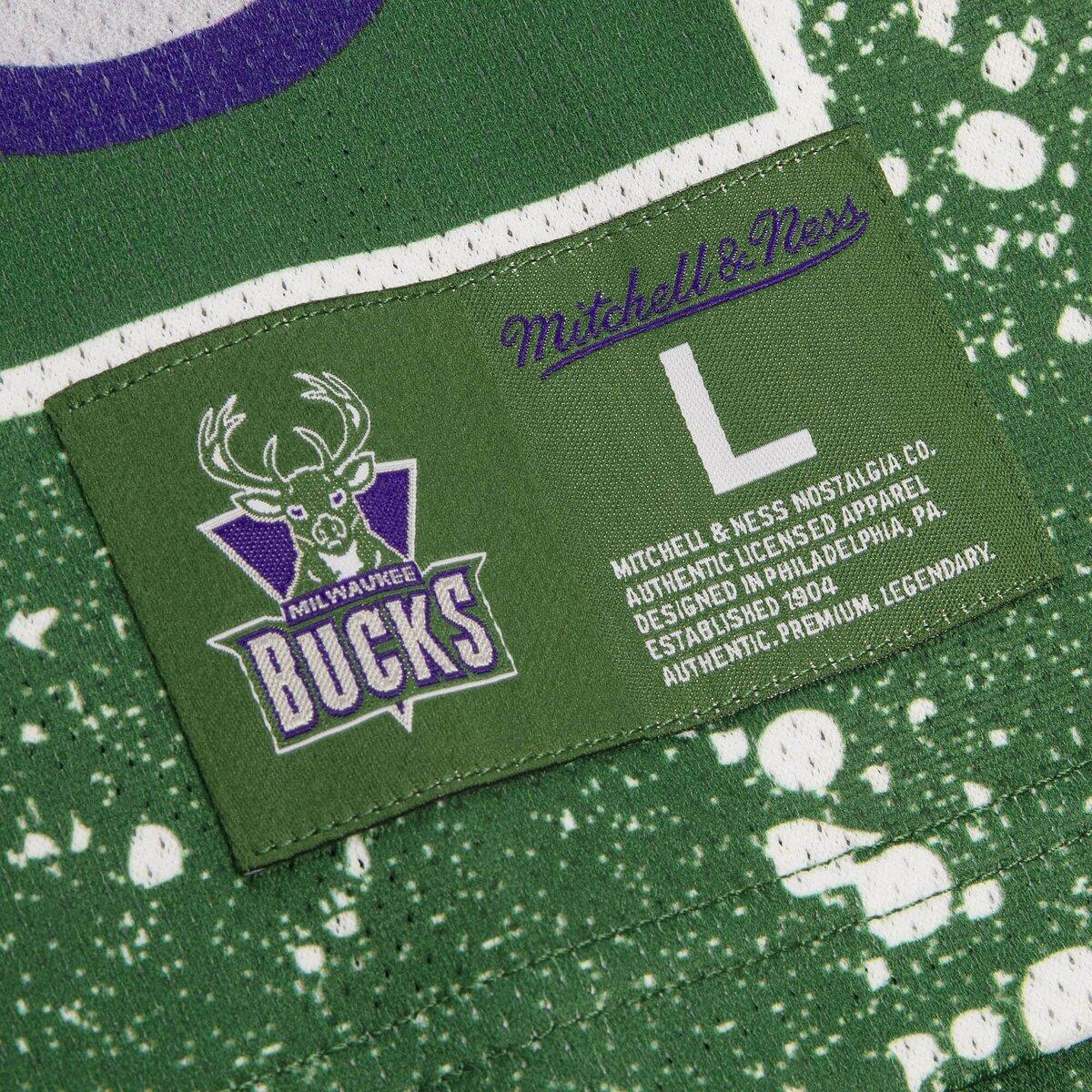 Koszulka męska bez rękawów Mitchell & Ness NBA Milwaukee Bucks Tank Top 3/3