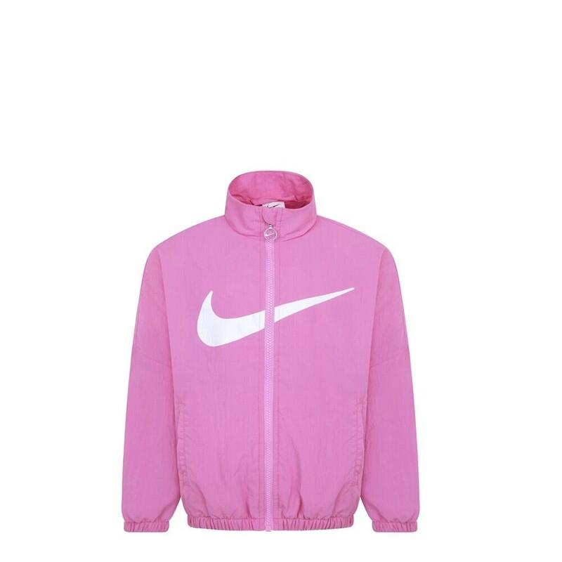 Giacca bambina antivento nike swoosh windbreaker - rosa