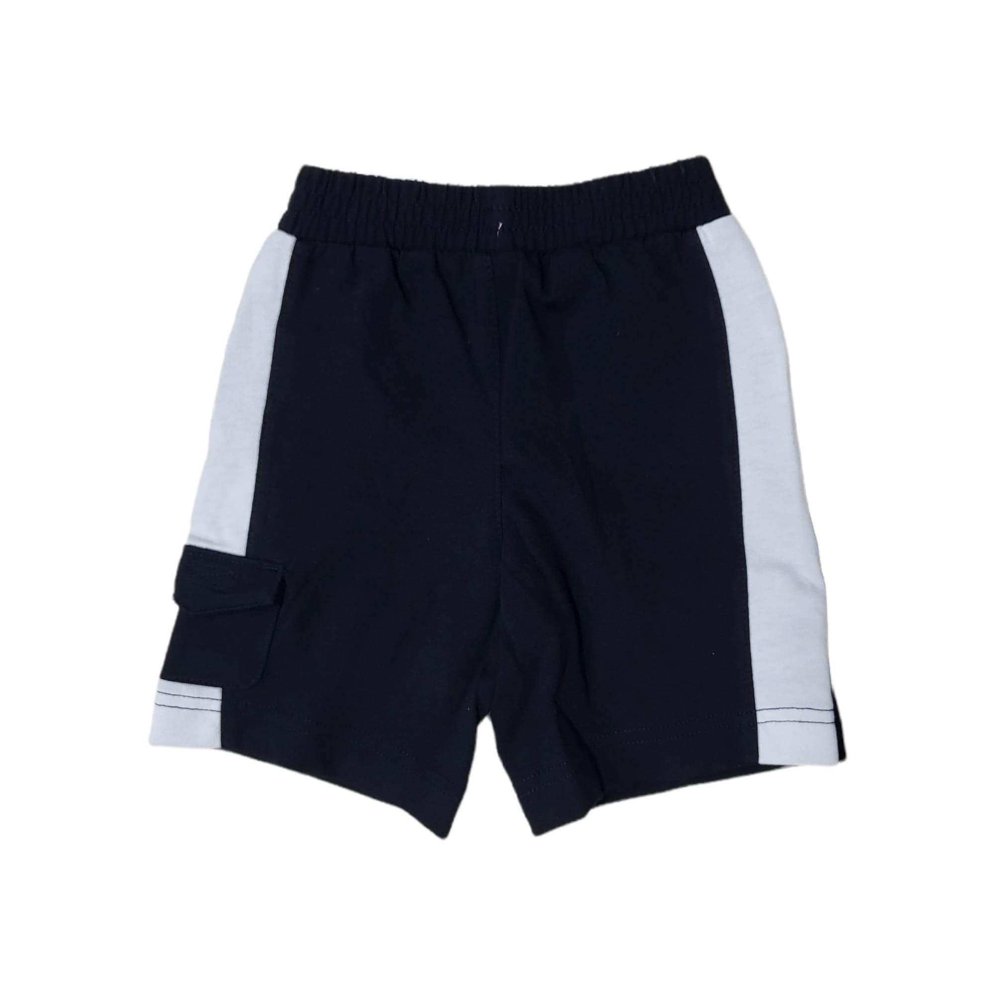 Pantaloncino bambino nike nsw lil fruits jsy- nero/bianc 2/2