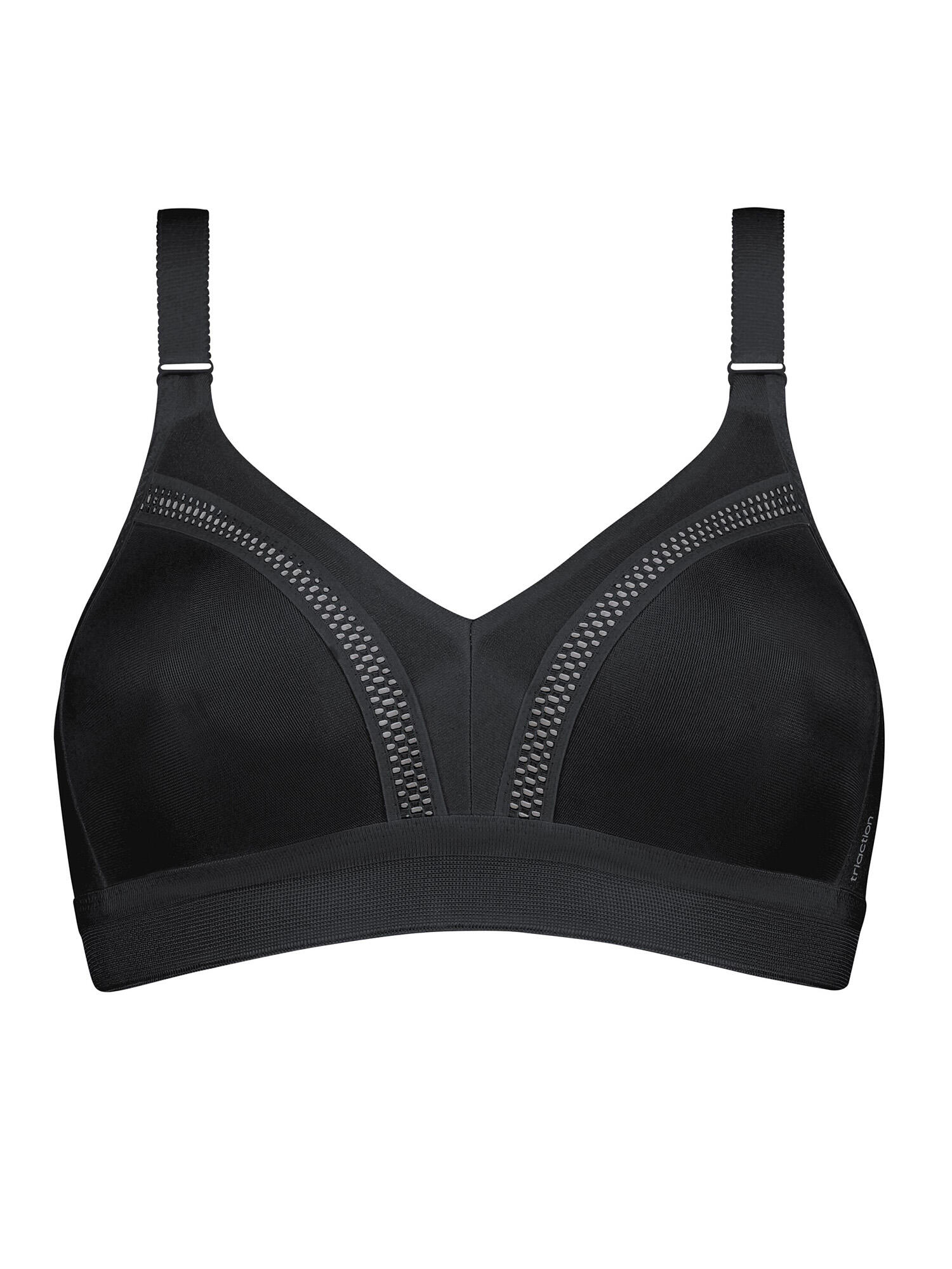 TRIUMPH Bügelloser BH bequemer Halt Damen - Triaction Workout schwarz