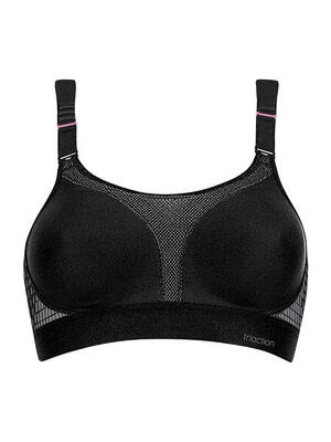 Sport-BH maximaler Halt Damen - Triaction Extreme Lite grau