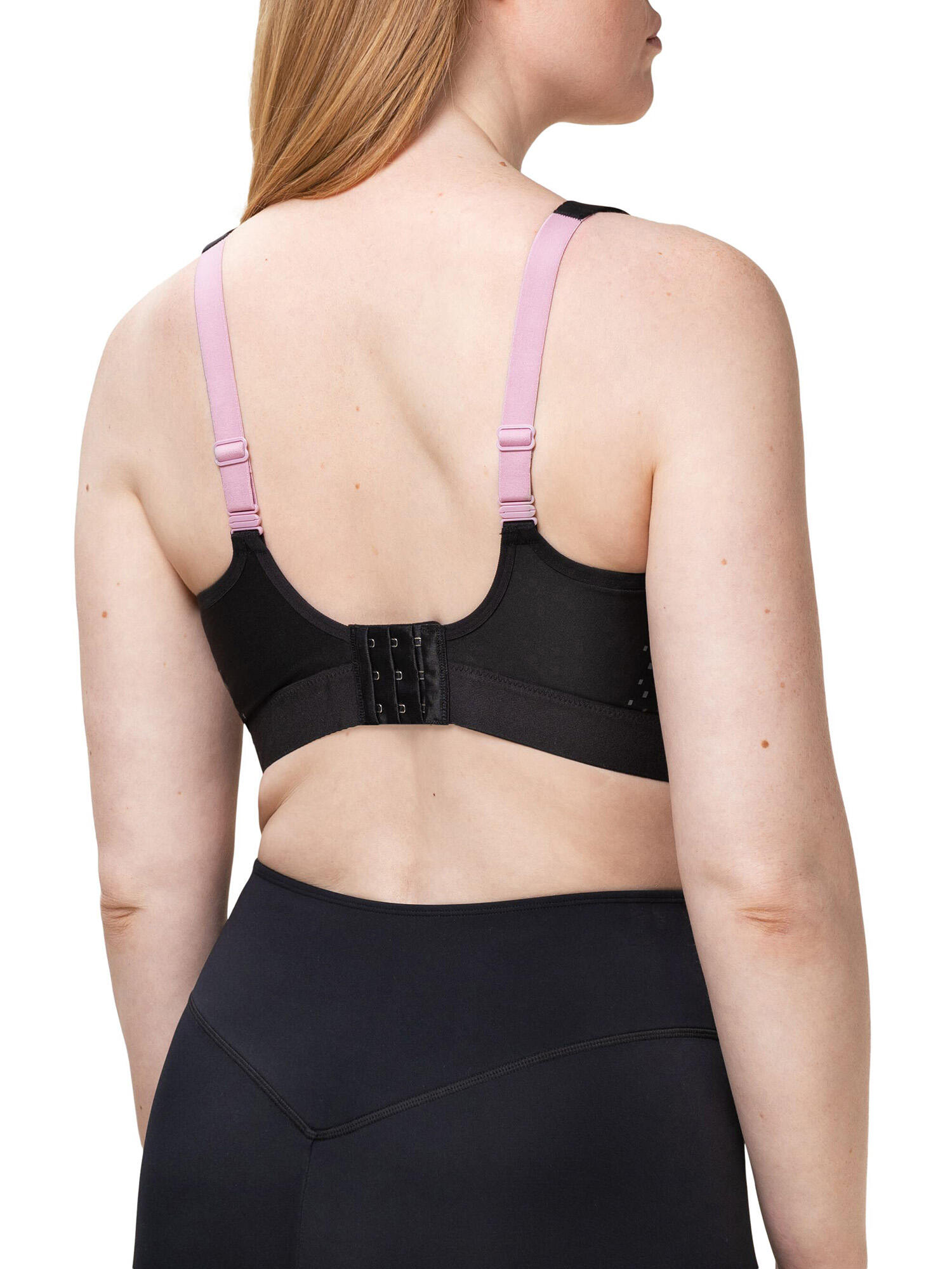 Sport-BH maximaler Halt Damen - Triaction Extreme Lite schwarz 2/5
