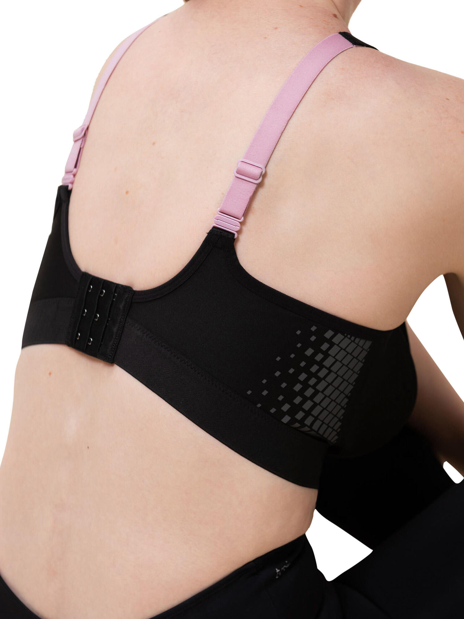 Sport-BH maximaler Halt Damen - Triaction Extreme Lite schwarz 3/5