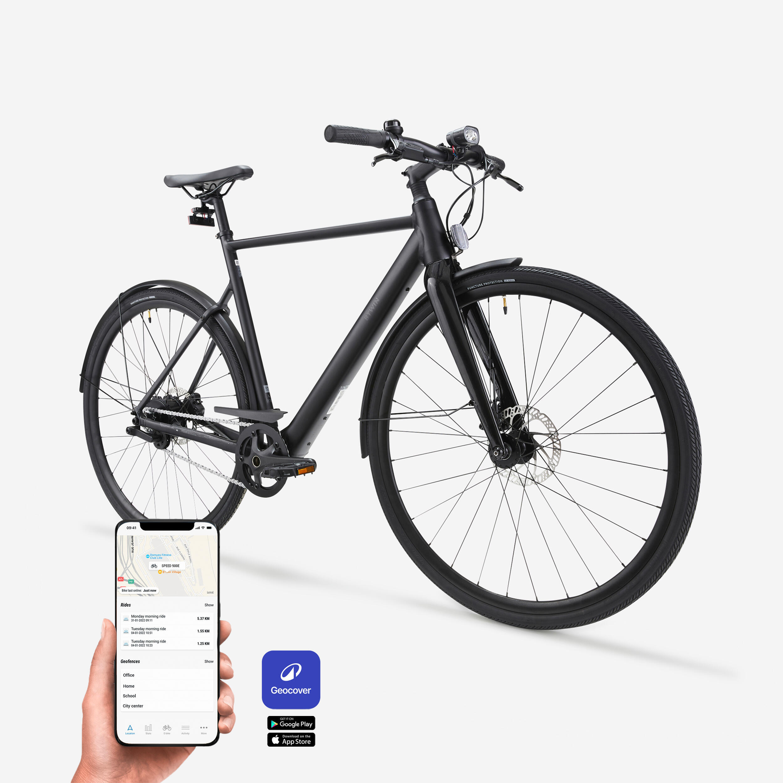 Tweedehands - ELEKTRISCHE STADSFIETS SPEED 900 E - UITSTEKEND 2/5