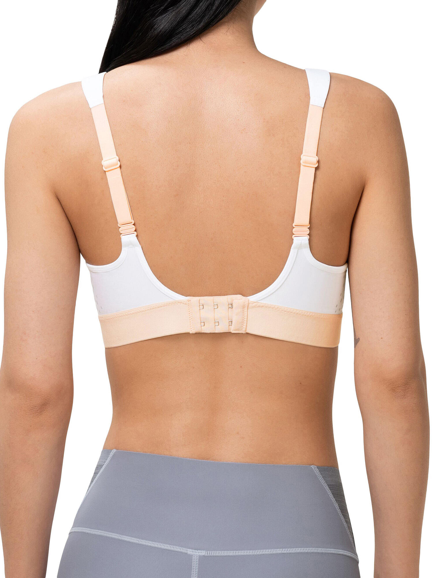 Sport-BH maximaler Halt Damen - Triaction Extreme Lite weiß 2/5