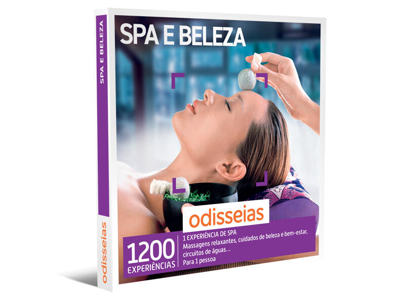 Pack presente - spa e beleza - experiência de spa para 1 pessoa