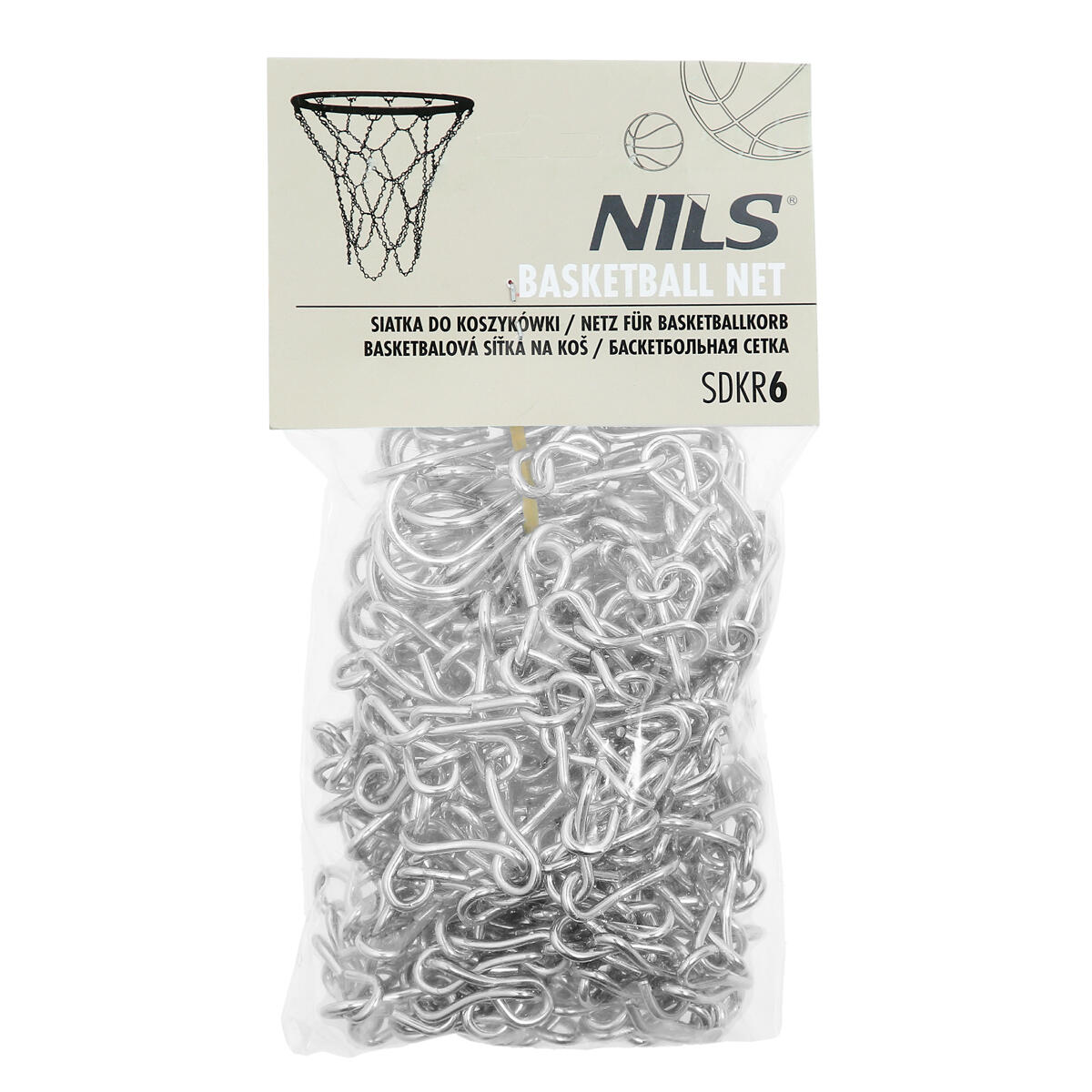 Řetězová síťka pro basketbalový koš NILS SDKR6 3/7