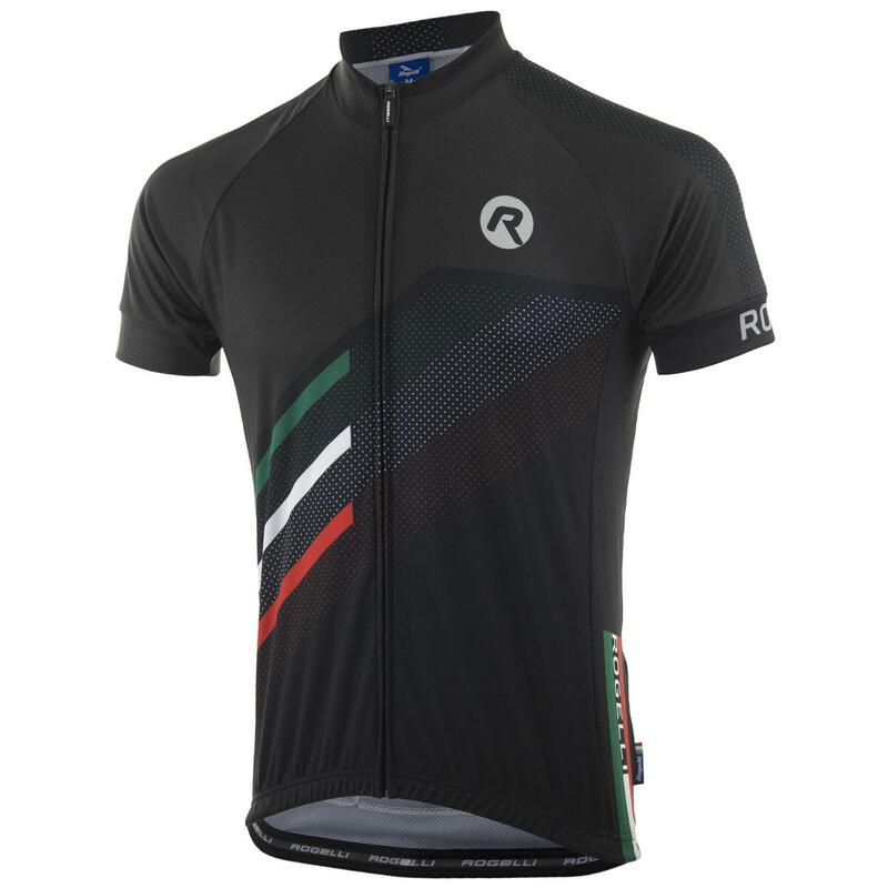 Koszulka rowerowa męska ROGELLI TEAM 2.0 z krótkim rękawem