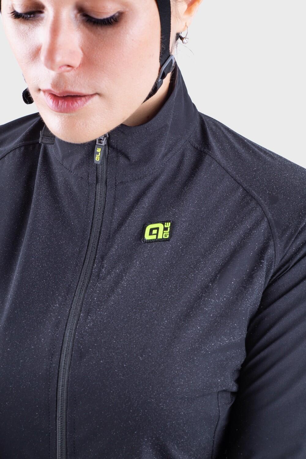 Chaqueta impermeable para mujer Alé Racing Negra 7/7