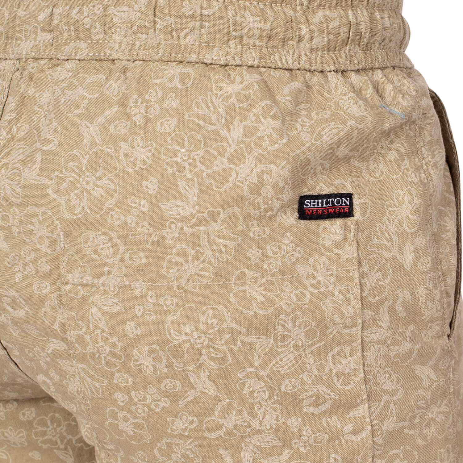 Bermuda lin FANTAISIE homme 3/4