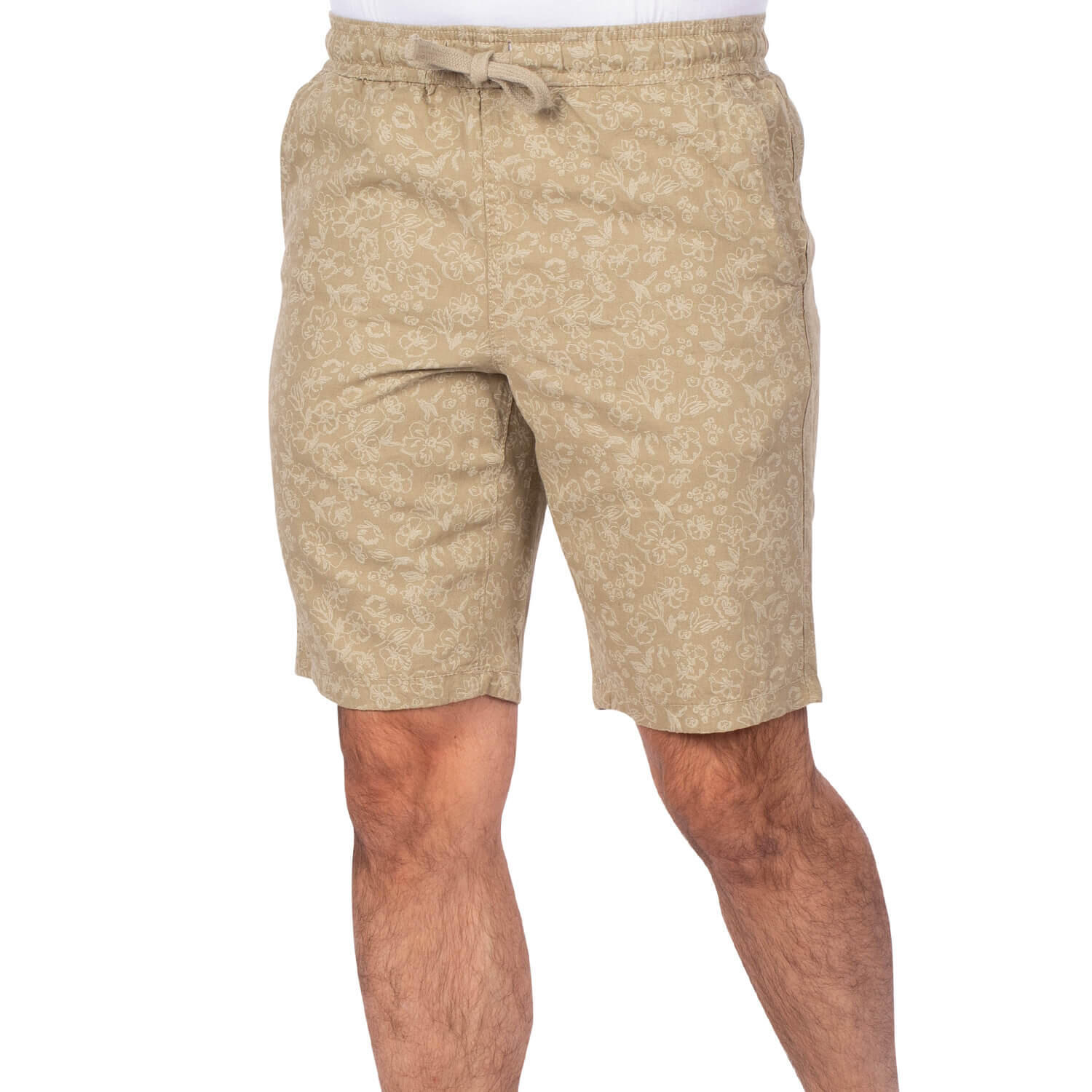 Shilton - Bermuda Lin Fantaisie Homme - Bermuda - Vert - S - Decathlon