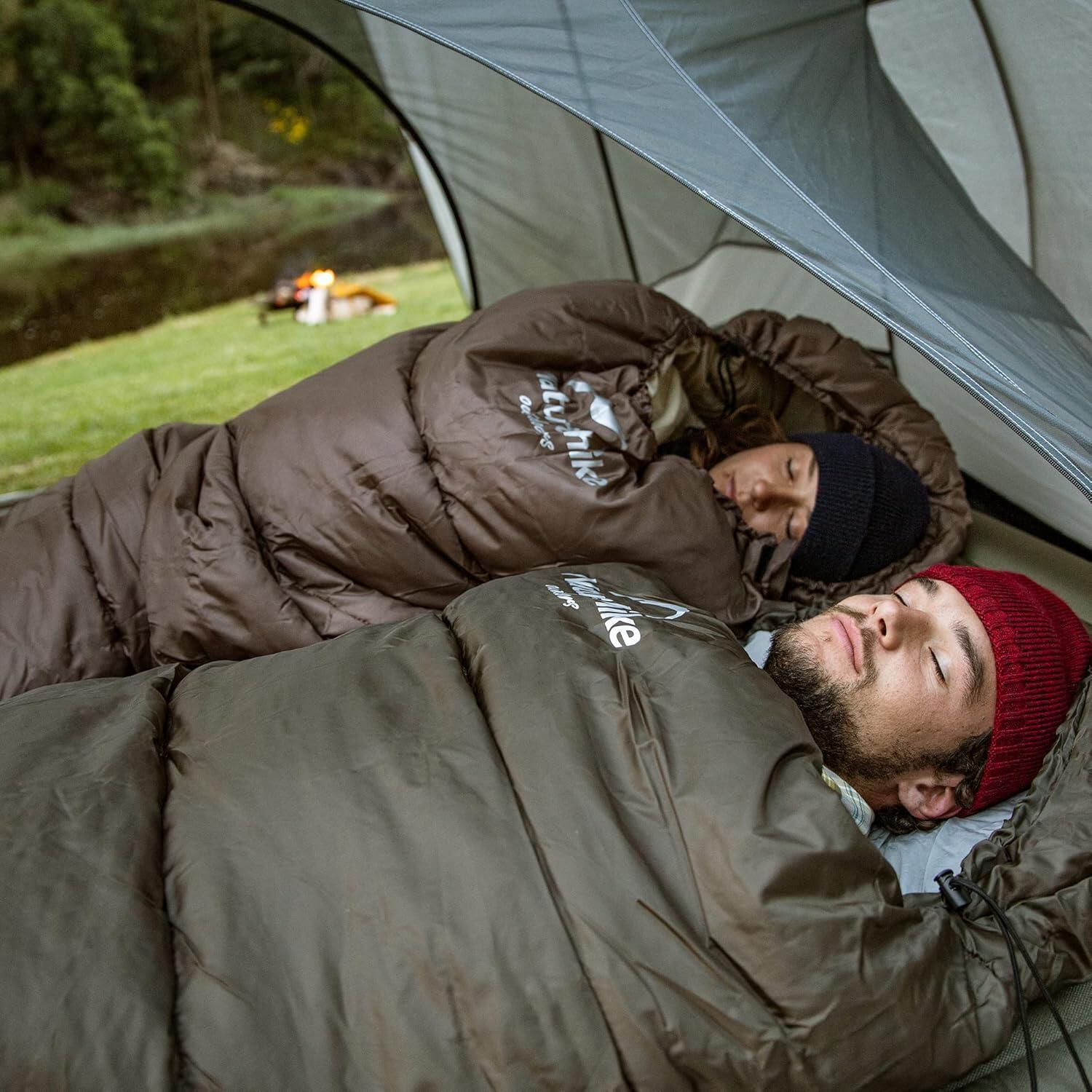 Saco-cama tipo envelope da série U com capuz da Naturehike 7/7