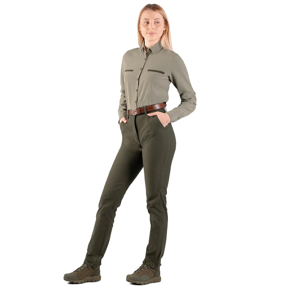 TAGART Dámské lovecké kalhoty Tagart Falcon Green elastické