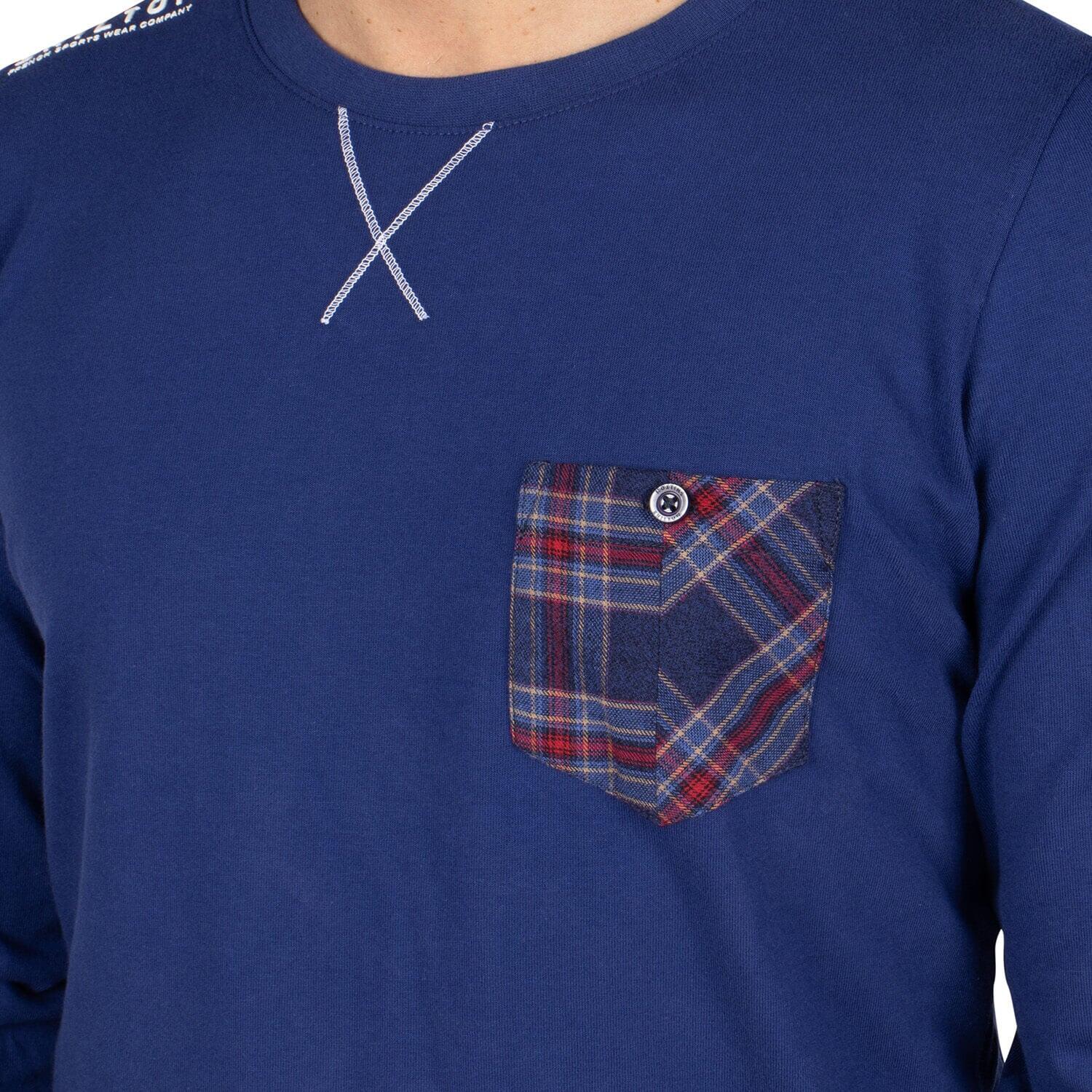 T-shirt avec poche poitrine homme 3/4