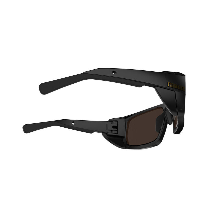 Lunettes de Soleil - Peak  -  Branches Noir/Jaune
