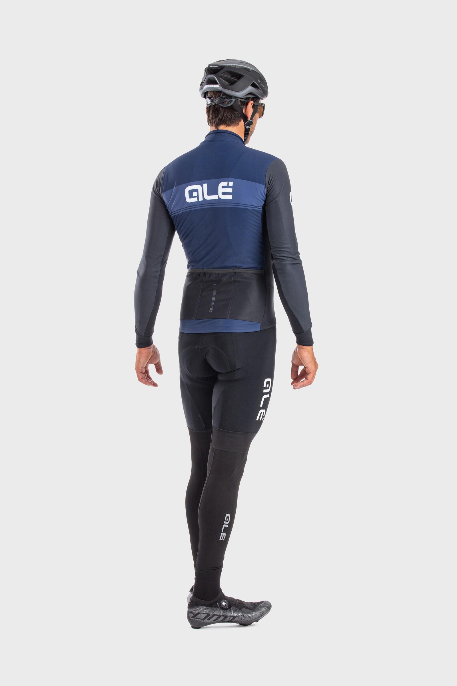 Maillot Cycliste Homme Manches Longues - PR-S Noir 5/7
