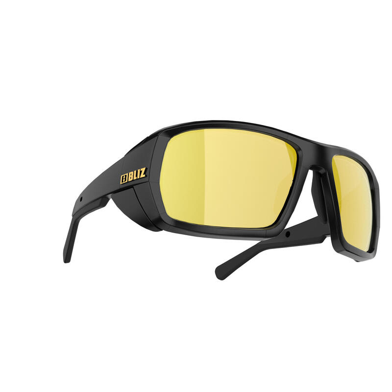 Lunettes de Soleil - Peak  -  Branches Noir/Jaune