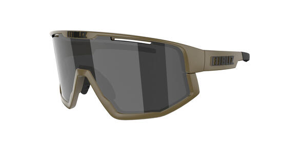 Lunettes de Soleil - Vision - Branches Brun Kaki/ Noir