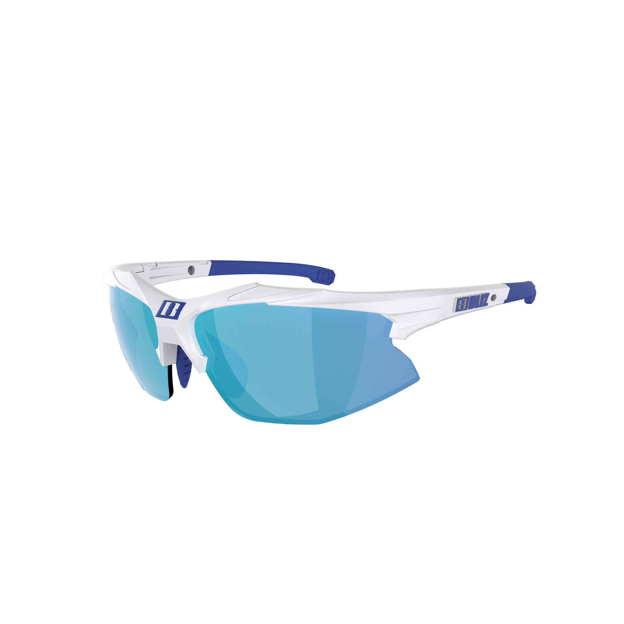 Bliz - Lunettes De Soleil - Hybrid  -  Branches Blanc/ Bleu - Lunettes De Soleil - Blanc|bleu - Taille Unique - Decathlon
