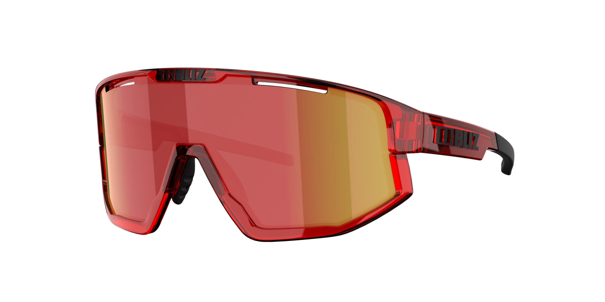 Lunettes de Soleil - Fusion  -  Branches ROUGE/ Noir 6/7