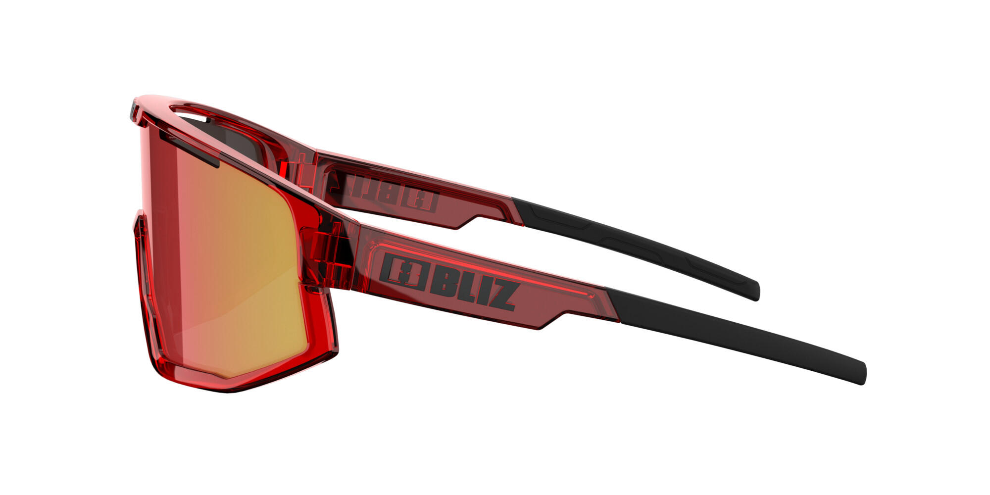 Lunettes de Soleil - Fusion  -  Branches ROUGE/ Noir 5/7
