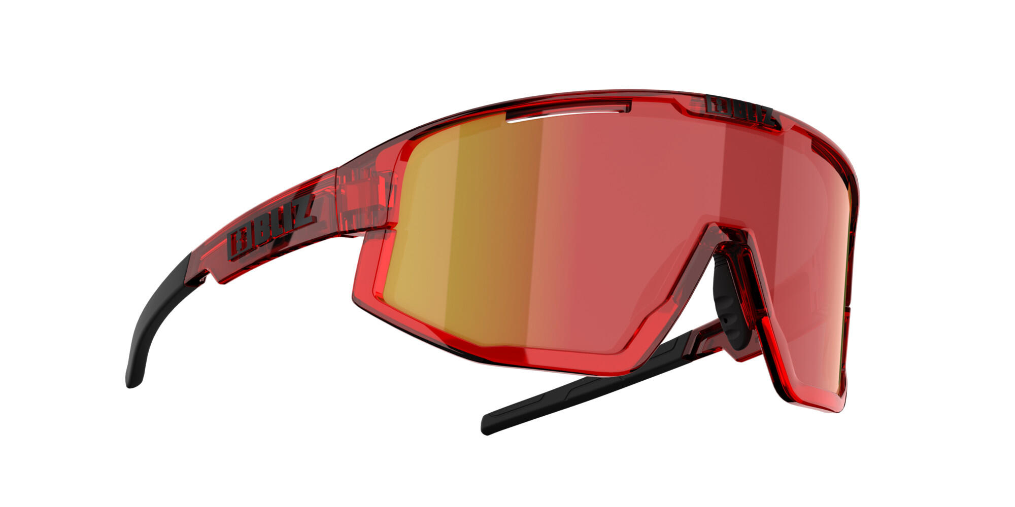 Lunettes de Soleil - Fusion  -  Branches ROUGE/ Noir 2/7