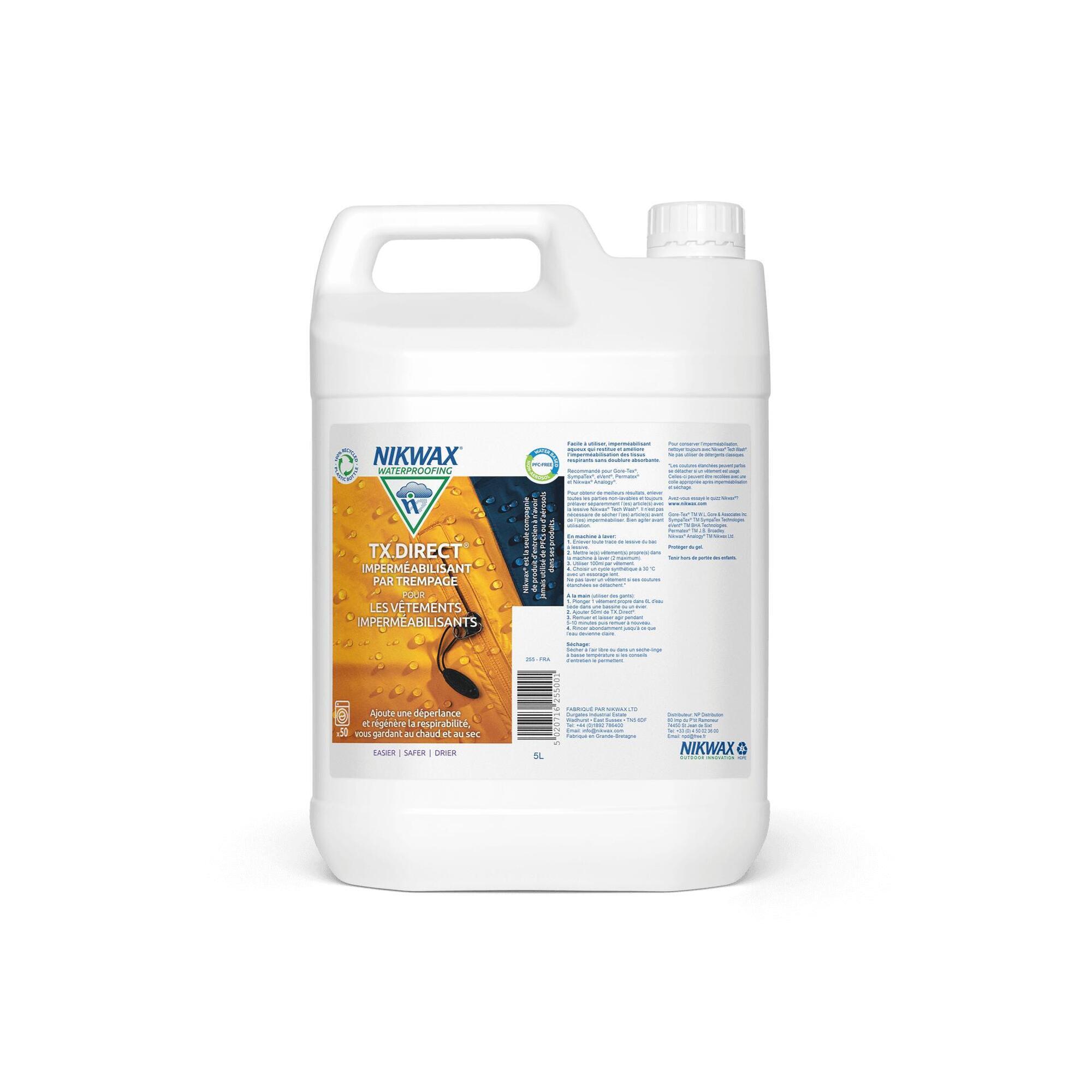 Nikwax - Imperméabilisant Haute Performance Pour Textiles Tx Direct 5l - Imperméabilisant - No Size - Decathlon