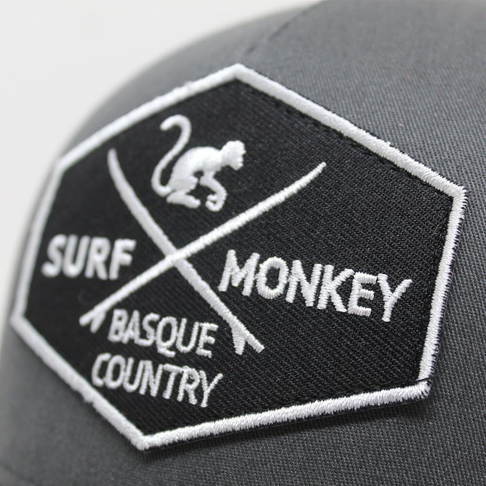 Gorra Trucker - 6 Paneles / Adulto / Talla única (Negro / Gris oscuro) 2/3