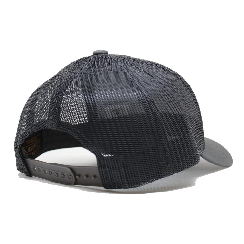 Gorra Trucker - 6 Paneles / Adulto / Talla única (Negro / Gris oscuro) 3/3
