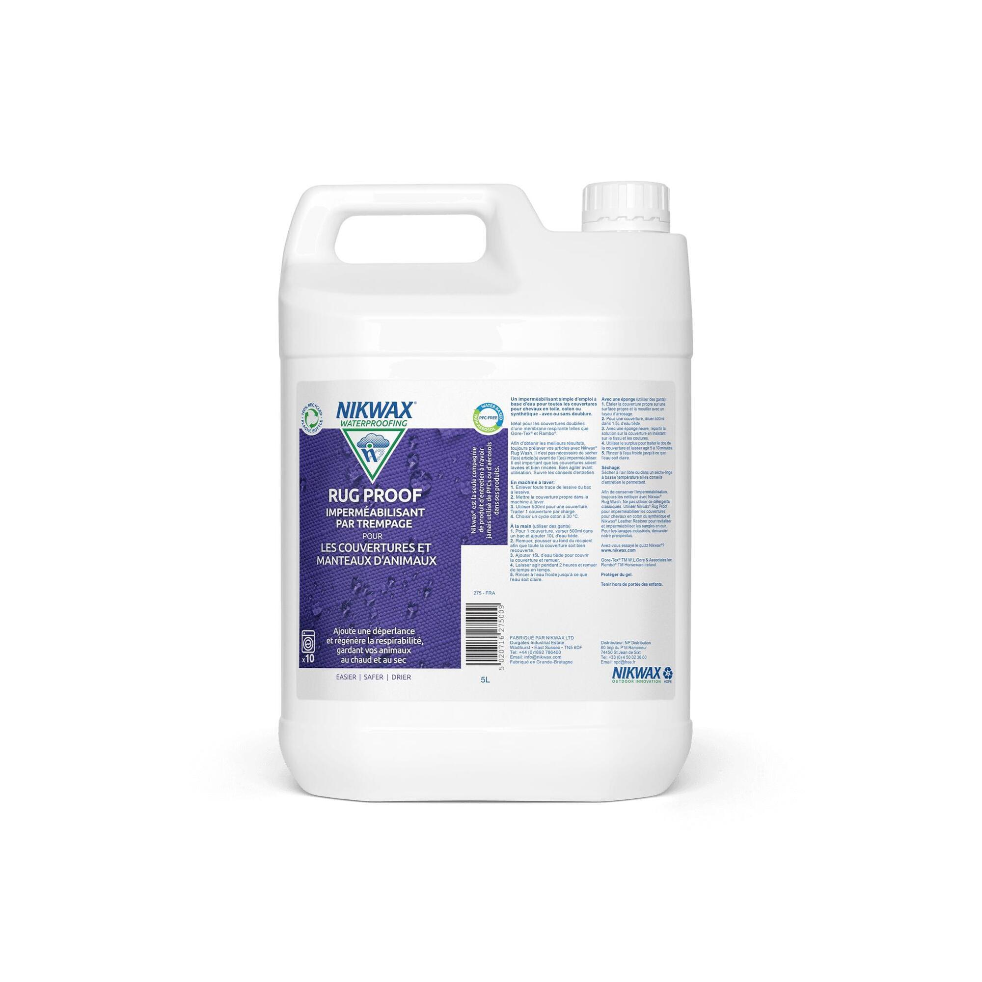Nikwax - Imperméabilisant Haute Performance Pour Les Équipements Équestres Rug Proof 5l - Imperméabilisant - No Size - Decathlon
