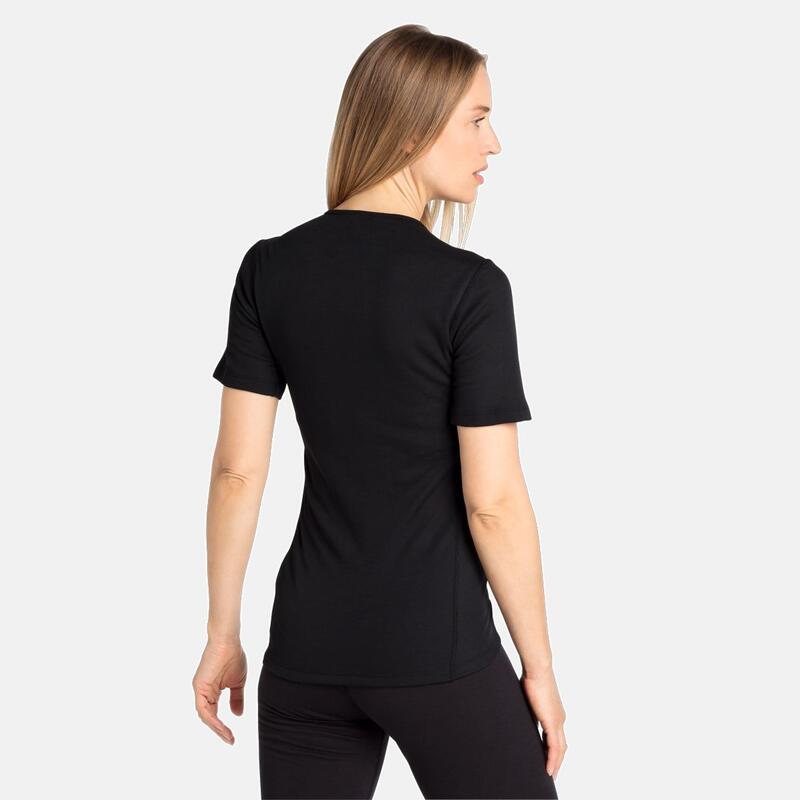 T-shirt  à  col rond et manches courtes ACTIVE WARM ECO poor femme