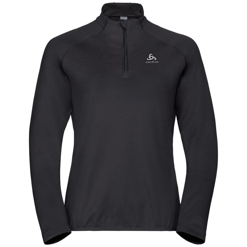 MIDLAYER 1/2 ZIP CARVE LIGHT - BLACK