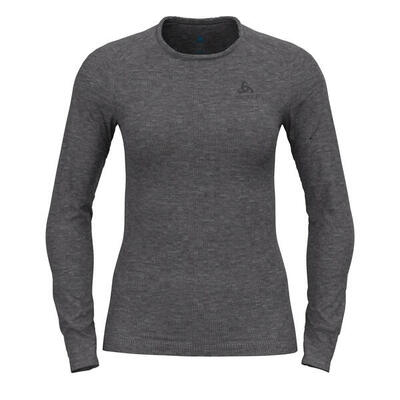 Odlo shirt ronde hals lange mouwen active warm eco thermoshirt grijs s