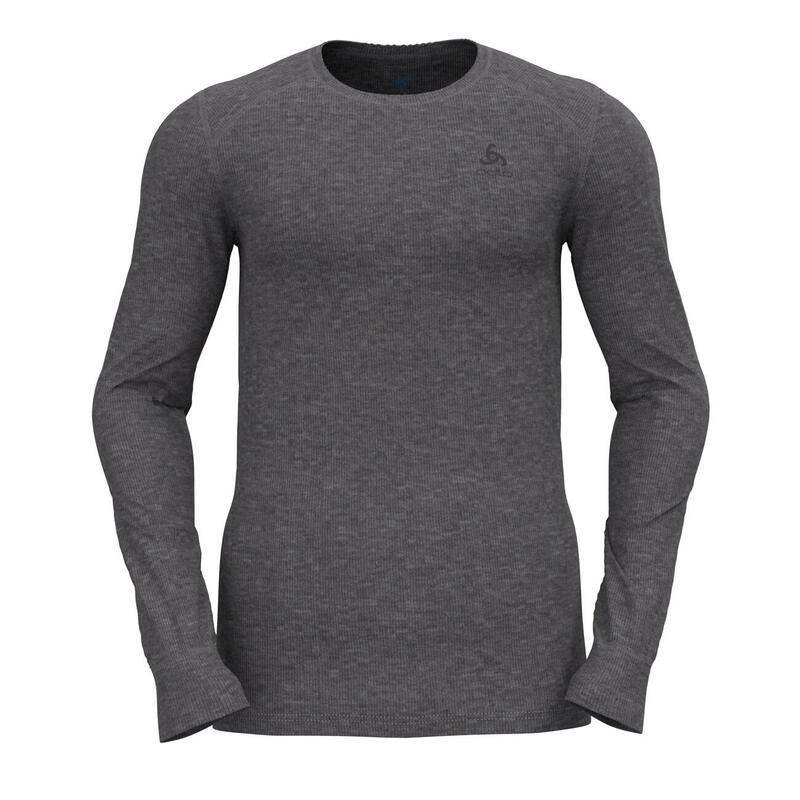 ODLO Shirt Ronde Hals Lange Mouwen ACTIVE WARM ECO Thermoshirt ODLO STAALGRIJS