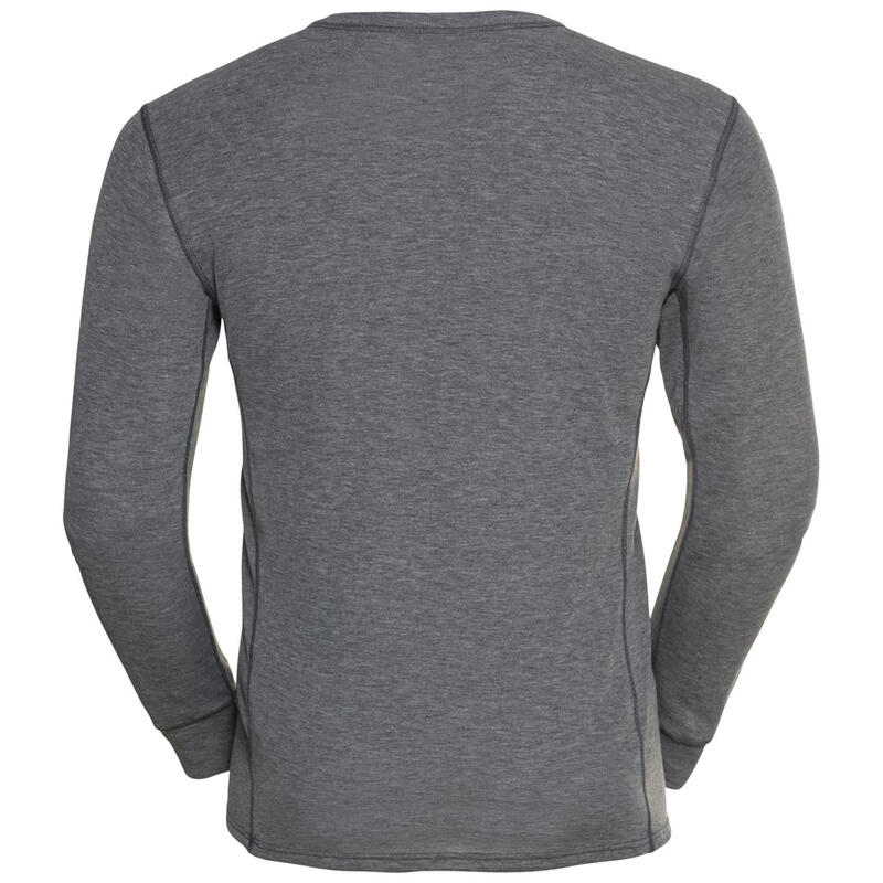 ODLO Shirt Ronde Hals Lange Mouwen ACTIVE WARM ECO Thermoshirt ODLO STAALGRIJS