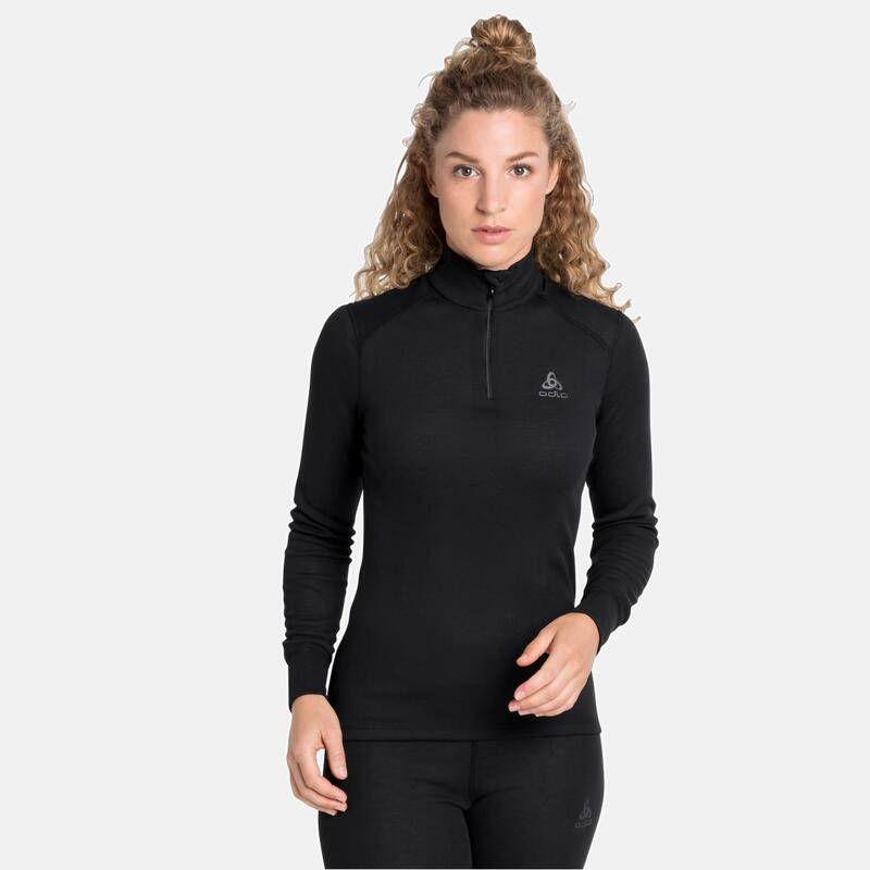 Baselayer Shirt Turtle neck Lange Mouwen Halve Rits ACTIVE W