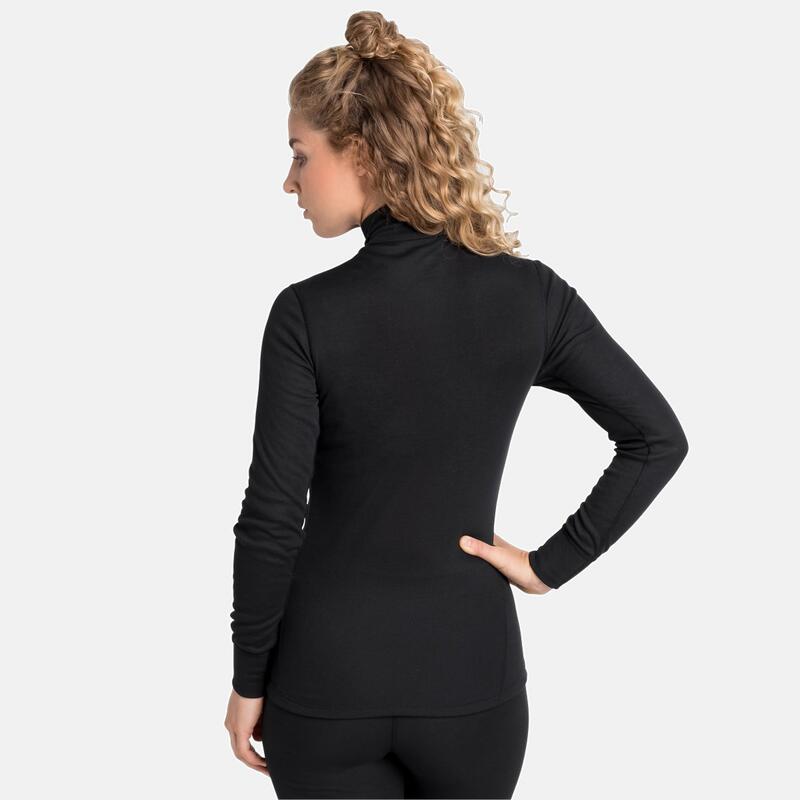 Baselayer Shirt Turtle neck Lange Mouwen Halve Rits ACTIVE W